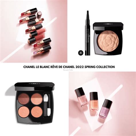 chanel le blanc 2022 makeup|Sneak Peek! CHANEL Le Blanc Rêve de Chanel 2022 Spring.